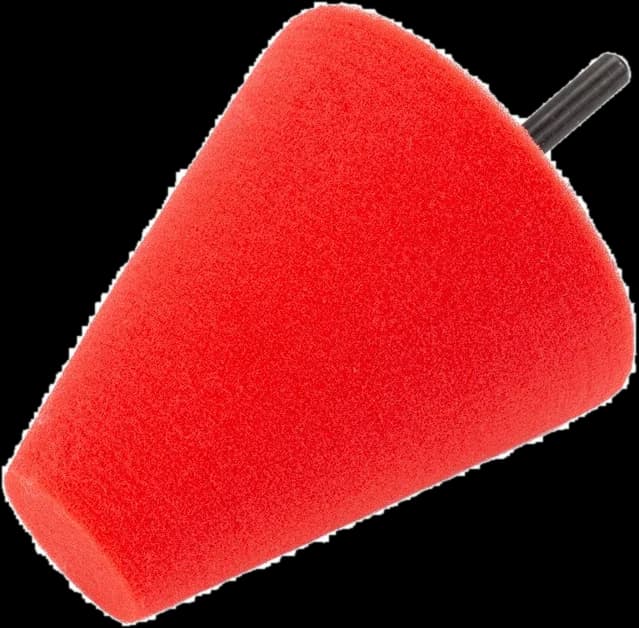 Cone de espuma para polir no berbequim