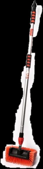 Escova de lavagem Flow-Thru 25 cm com extensão